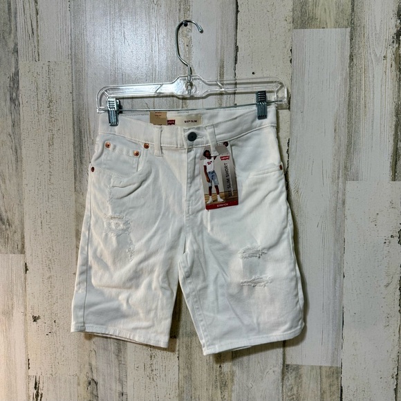 Levi's Other - Levi's White Boys Jean Shorts Size 12 Waist 26